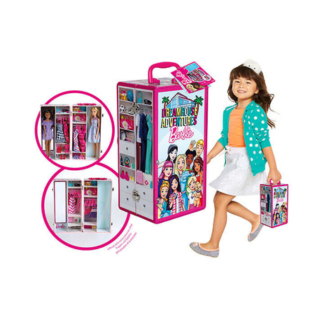 Kleiderschrank Closet Barbie Koffer Klein 5801