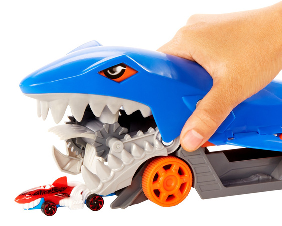 Hot Wheels City Shark Transporter Set + Fahrzeug