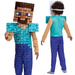 Minecraft Kostüm, Karnevalskostüm Steve 127-136 cm (7-8 Jahre)