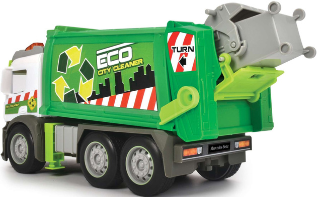 Dickie Eco Mercedes-Müllwagen Licht/Ton
