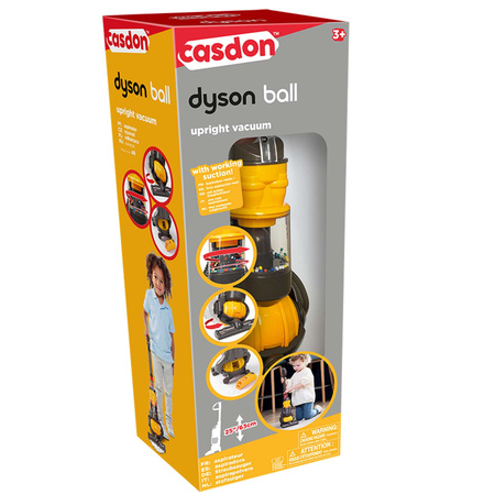 Dyson Ball Upright Spielzeug-Staubsauger für Kinder mit Saugfunktion Casdon