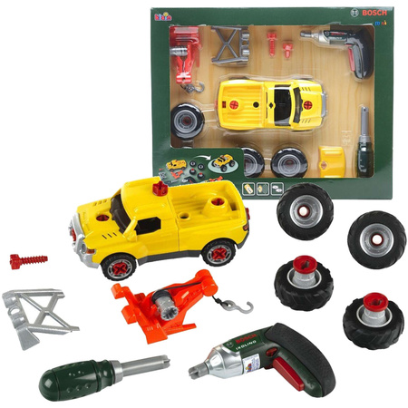Theo Klein Bosch Car Tuning Set Ixolino II Akkuschrauber Auto Kinder Spielzeug