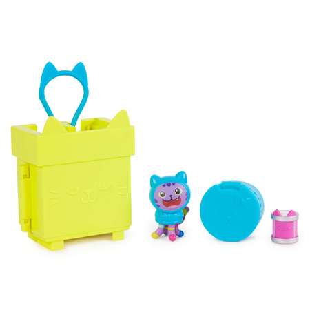 Gabby's Dollhouse DJ Catnip Figur + Minibox Zimmer Schlüsselanhänger Gabby's Dollhouse
