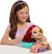 Deluxe Disney Prinzessin Ariel Ariel kleine Meerjungfrau +Zubehör Großer Kopf Styling und Kämmen Puppe 