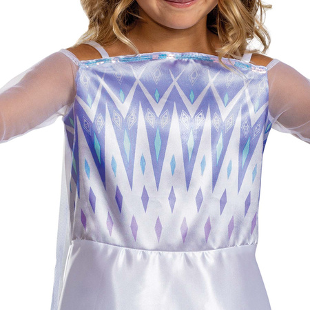 Kinderkostüm, Disney Karnevalskostüm Die Eiskönigin Elsa 124-135 cm 7-8 Jahre alt