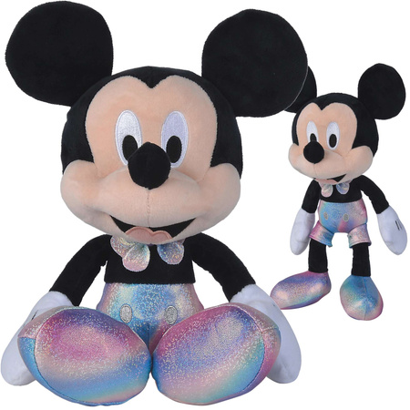 Disney 100 Micky Maus Party Maskottchen Kuschelweiches buntes Plüsch 35 cm