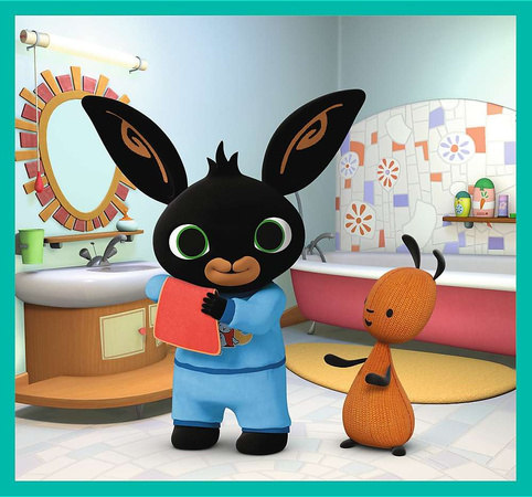 Puzzle Set 10in1 Was Bing Bunny macht? 329 Elemente