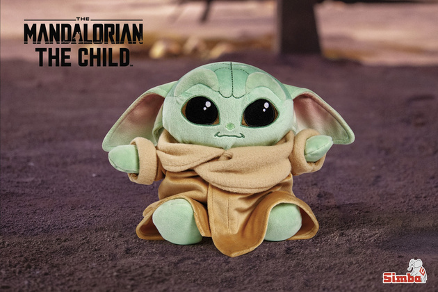 Star Wars Maskotka Disney Mandalorian Baby Yoda 25cm im Karton