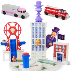 Paw Patrol The Mighty Kinofilm Big Set Liberty Hauptquartier + 4 Hundewelpen Figuren
