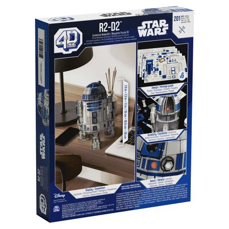Puzzle 4D Build Star Wars Star Wars R2-D2 Modell 3D Figur zum Zusammenbauen