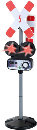 Straßenschild Bahnübergang Verkehr lernen Ampel Klein Licht und Ton