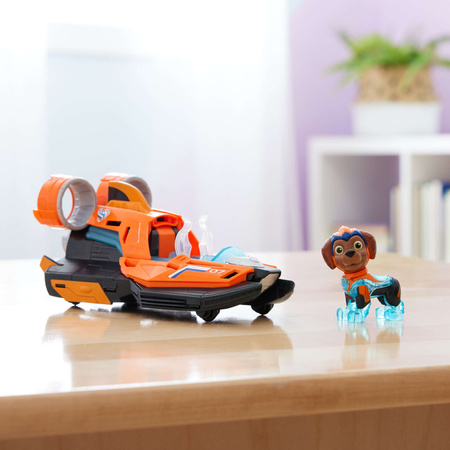 Paw Patrol The Mighty Kinofilm Big Kinofilm Zuma Figurenset Hoverboard orange Fahrzeug Licht Sound
