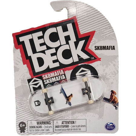 Tech Deck Fingerboard Skateboard SK8Mafia Dog + Aufkleber