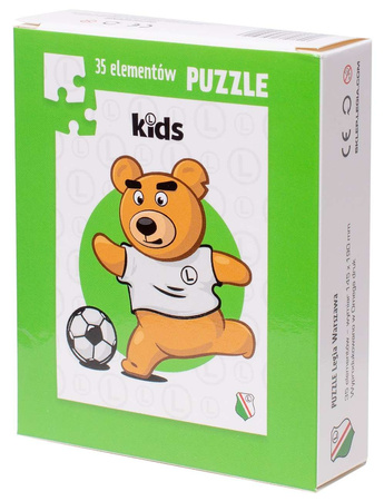 Legia Warschau Puzzle 35 Elemente. Teddybär Kazek