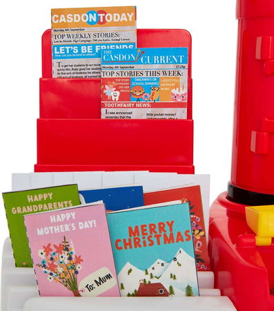 Spielzeug-Postamt Standkarte Gewicht für Kinder + Zubehör 30 Stück