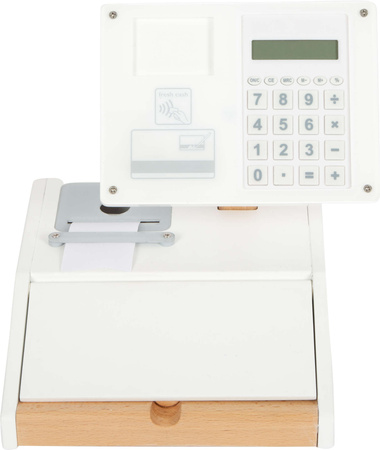 Hölzerne fiskalische Registrierkasse mit Taschenrechner Small Foot