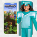 Minecraft Karnevalskostüm Armor 127-136 cm 7-8 Jahre alt