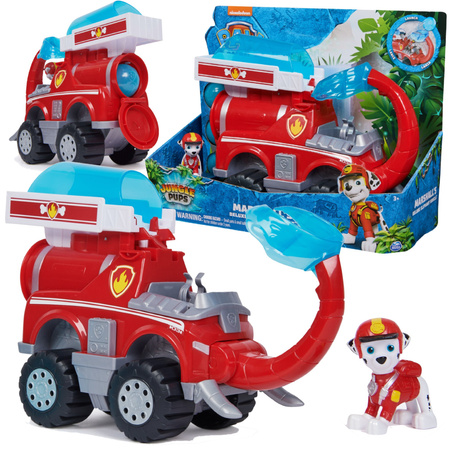 Paw Patrol Jungle Pups Deluxe Fahrzeug Marshall Elefant + Figurenset