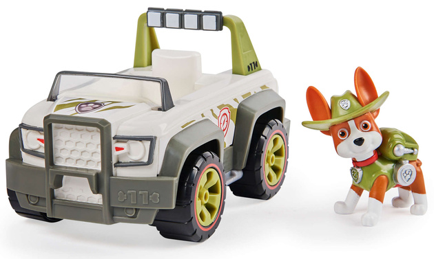 Paw Patrol 2in1 Tracker Dschungel Jungle Jeep Geländewagen Auto + Hundefigur