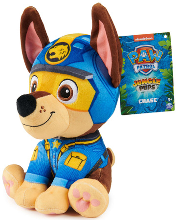 Paw Patrol Jungle Pups Maskottchen Chase Plüschhund 18 cm