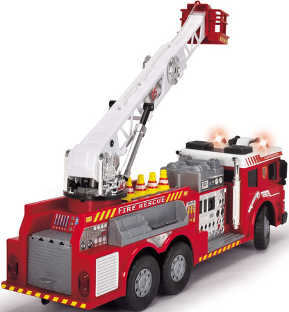 Feuerwehr Ferngesteuertes Feuerwehrauto mit beweglicher Leiter RC Licht/Sound