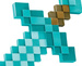 Minecraft Diamant Schwert Waffe 51 cm Karneval Kostüm