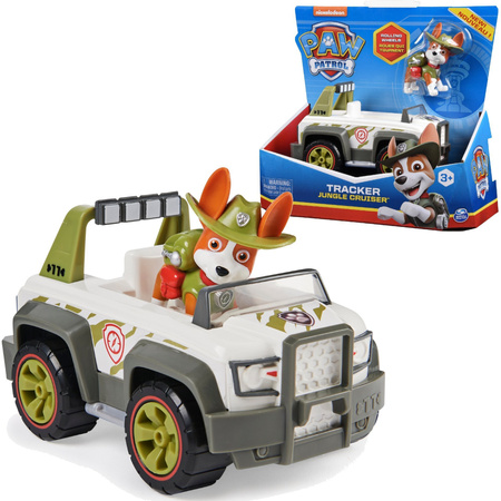 Paw Patrol 2in1 Tracker Dschungel Jungle Jeep Geländewagen Auto + Hundefigur