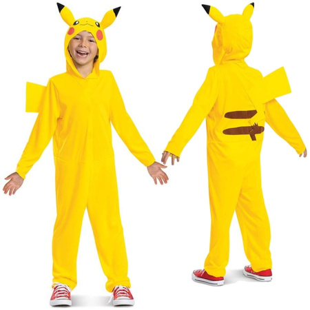 Pokemon Pikachu Karnevalskostüm gelb Verkleidung Kigurumi 127-136 cm (7-8 Jahre)