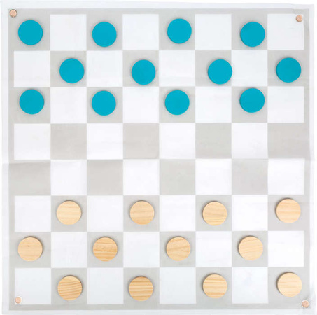 Small Foot Schach Dame 2-in-1 Spielmatte XXL