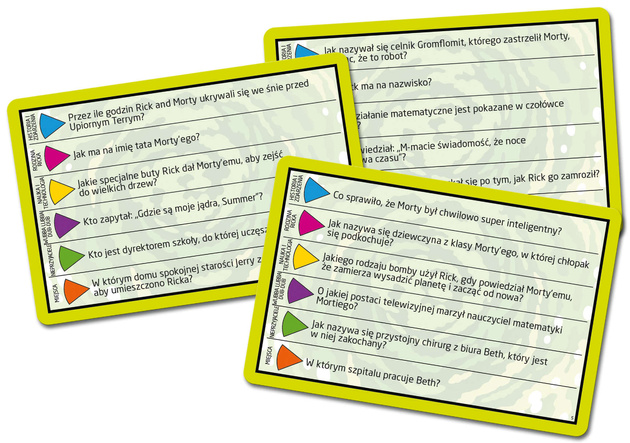 Trivial Pursuit Rick & Morty Kartenquizspiel 600 Fragen