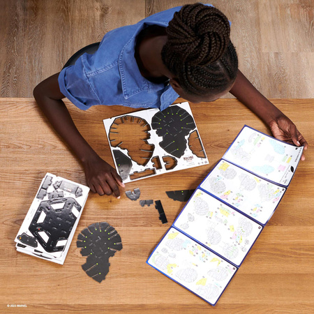 Puzzle 4D Build Black Panther Modell 3D Figur zum Zusammenbauen