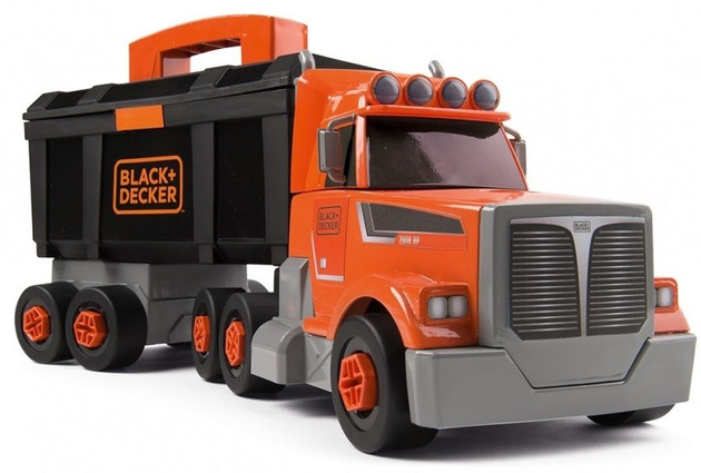 Smoby Black and Decker Truck mit Werkzeugkoffer 2-in-1
