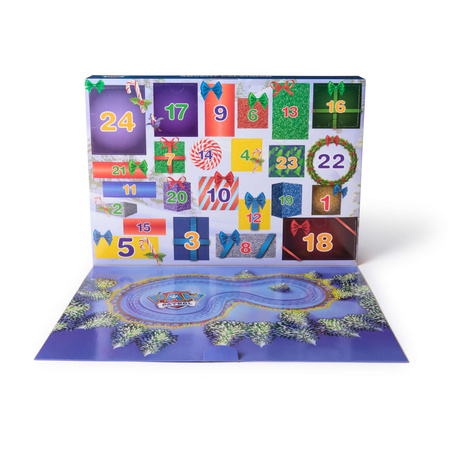 Paw Patrol Adventskalender 24 Überraschungstierfiguren + Winterzubehör