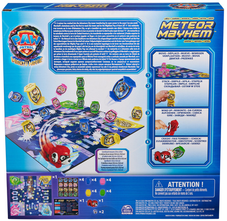 Paw Patrol The Mighty Kinofilm Gesellschaftsspiel Meteor Mayhem