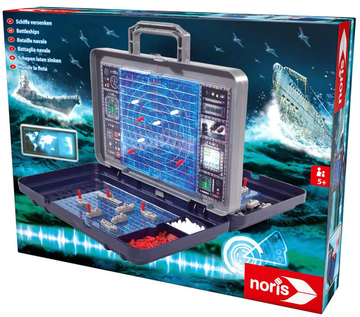 Noris strategisches Schiffsspiel Schiffe in einem Koffer Seeschlacht
