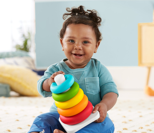 Fisher-Price bunte Pyramide 6 Elemente EKO