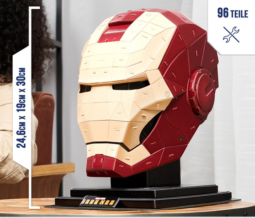 Puzzle 4D Build Marvel Masko von Iron Man 3D Modell zu montieren