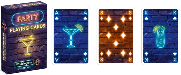 Waddingtons Party 54 Spielkarten klassisches Deck Homecoming Winning Moves