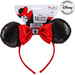 Pailletten Haarband Minnie Mouse Ohren mit Schleife