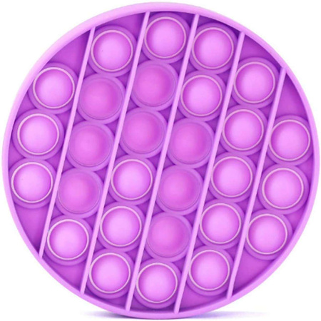 Sensorisches Anti-Stress-Spielzeug Push it Pop it lila Kreis