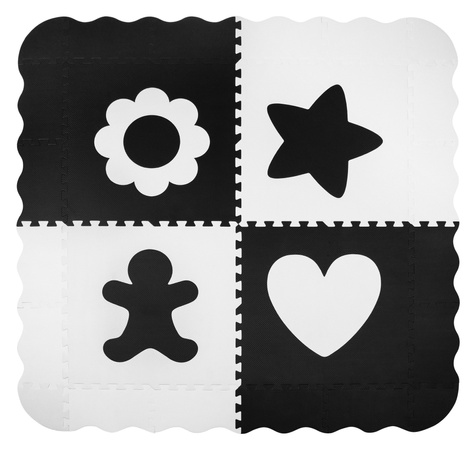 HUMBI Puzzlematte Kinder Baby Spielmatte EVA Schaumstoff 2w1