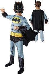 DC Comics Batman Karnevalskostüm schwarz Verkleidung 98-104 cm (3-4 Jahre)