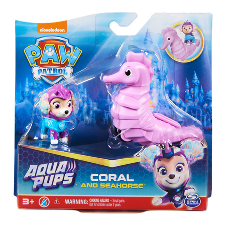 Paw Patrol Aqua Pups Korallen-Figur und Seepferdchen-Set