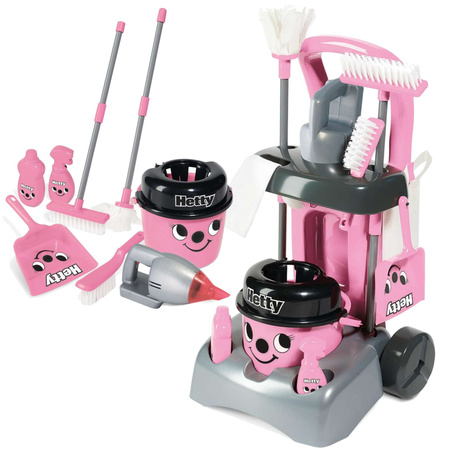 Casdon Hetty Deluxe Reinigungswagen mit Staubsauger und Mopp