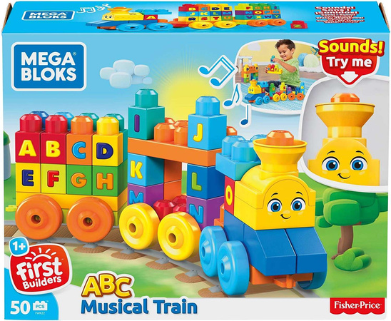 Mega Bloks ABC Zug mit Sound Bloks mit Buchstaben