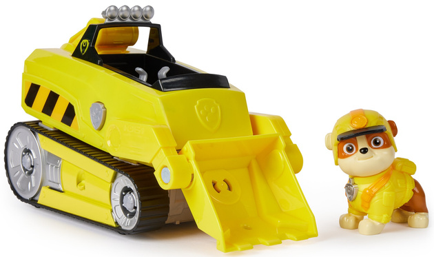 Paw Patrol Jungle Pups Fahrzeug Rubble + Figurenset