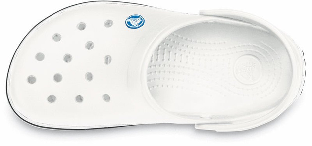 Crocs Crocband Weiß Weiße Flip-Flops für Ärzte