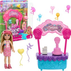 Barbie Chelsea blonde Puppe Lutscher Stand Set