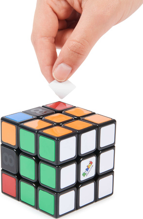 Rubik's Learning Cube buntes Strategiespiel mit Aufklebern Spin Master Guide
