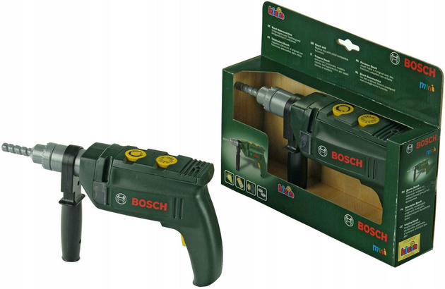 Bosch Kinder-Schlagbohrmaschine mit Ton und Drehbohrer Klein 8410